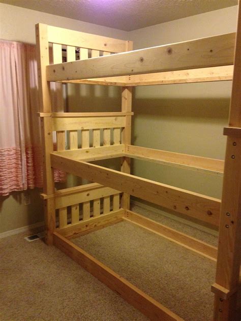 Download Original Bunk Bed Plans Diy Bunk Bed Triple Bunk Beds