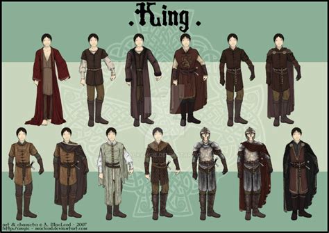 Wardrobe King Fantasy Character Design Character Design