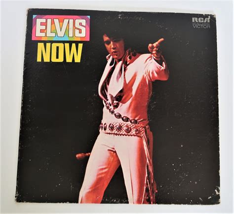 Vtg Vinyl Elvis Now Presley Rca Victor Lsp 4671 1972 Dynaflex Vinyl