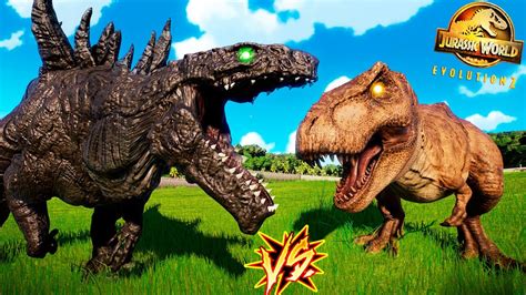 Godzilla 1998 Vs Ejercito T Rex Jurassic World Evolution 2 Youtube