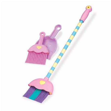 Play Circle By Battat Mighty Tidy Sweeping Set Colorful Broomstick