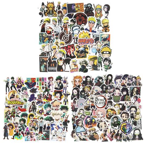 Buy 150 Pcs Mixed Anime Stickers Waterproof Stickers My Hero Academia