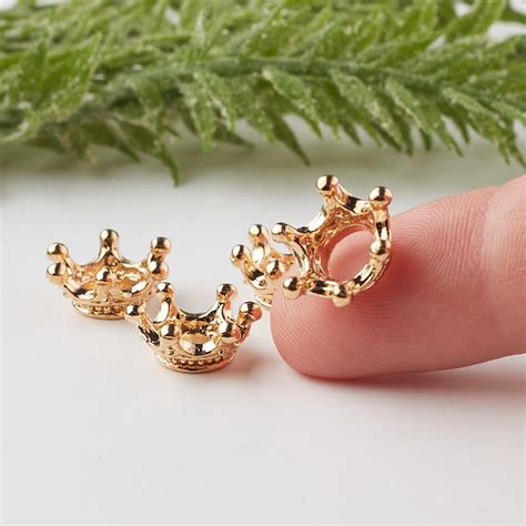 Miniature Gold Metal Crowns Doll Accessories Doll Supplies