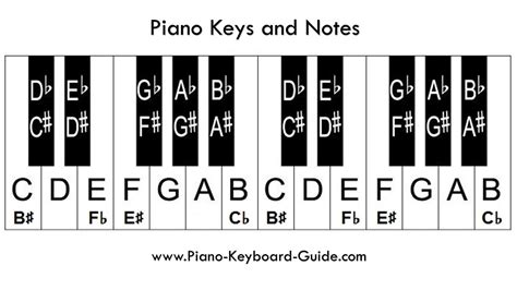 Piano Notes And Keys How To Label The Piano Keyboard Piano Music