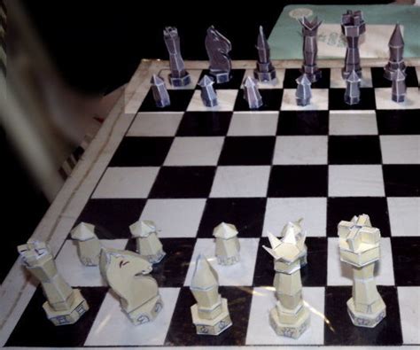 Cardboard Chess Pieces Instructables