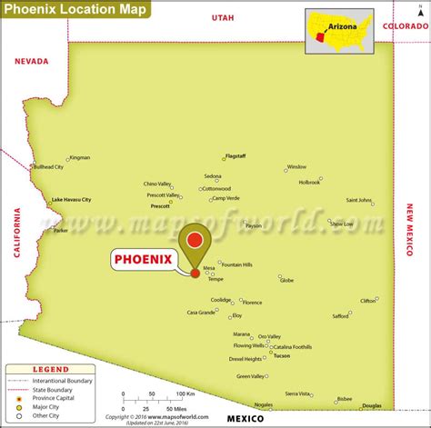 Where Is Phoenix Located In Arizona Usa