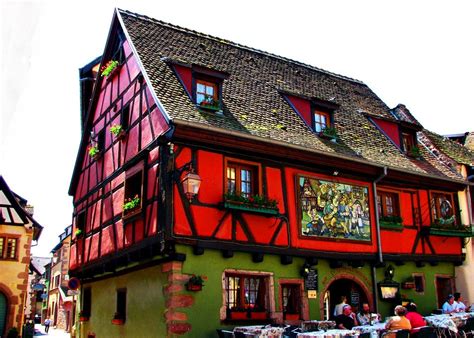 Riquewihr Series Fabulous Nooks Of The World With Striking Colorful