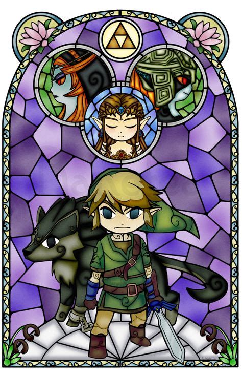 41 Stained Glass Ideas Legend Of Zelda Wind Waker Stained Glass