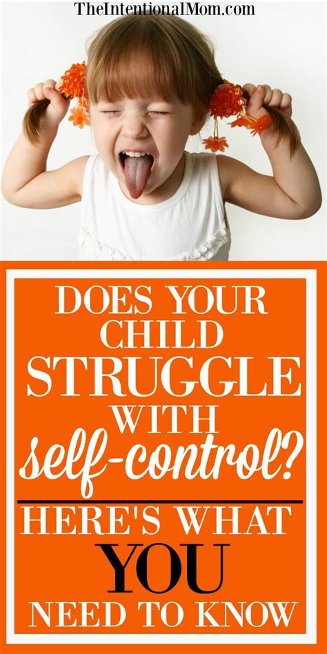 Does Your Child Struggle With Self Control Heres What You Need To Know