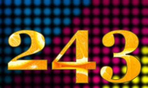 243 — двести сорок три натуральное нечетное число регулярное число