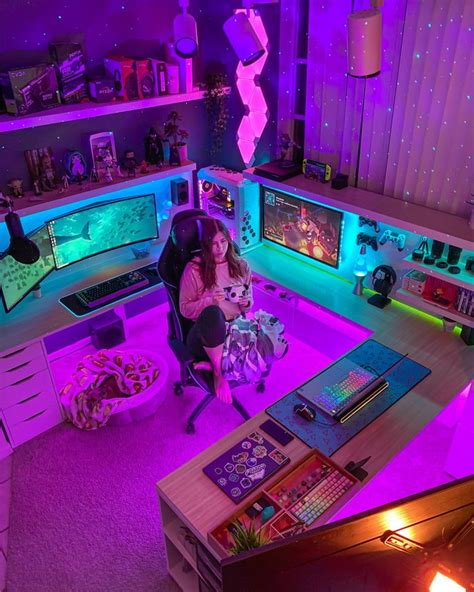 Gamer Girl Awesome Video Game Room Design Video Game Rooms