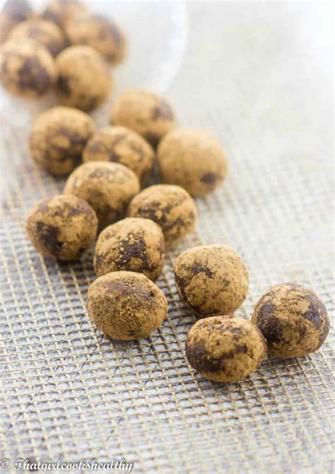 Raw Cacao Energy Balls That Girl Cooks Healthy