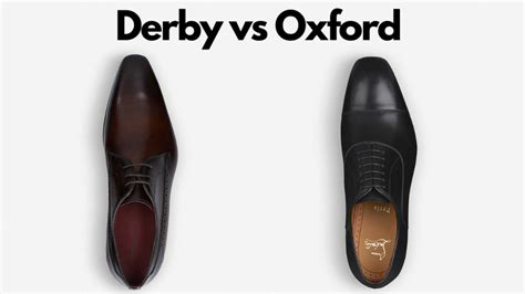 Derby Vs Oxford Shoes Heartafact