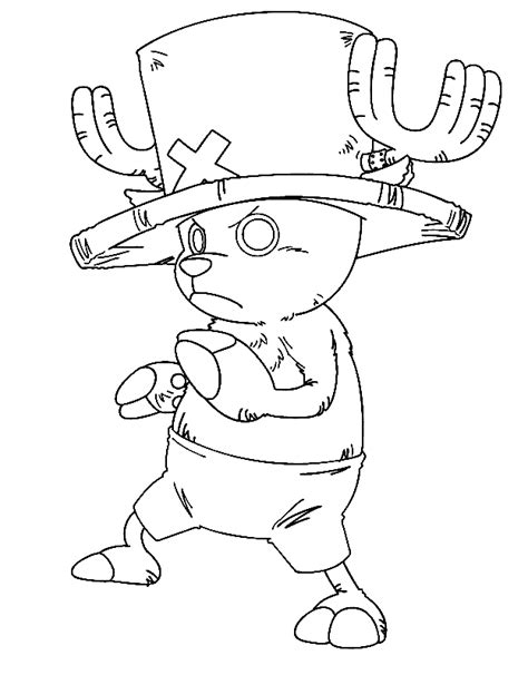 Tony Tony Chopper Coloring Pages Printable For Free Download