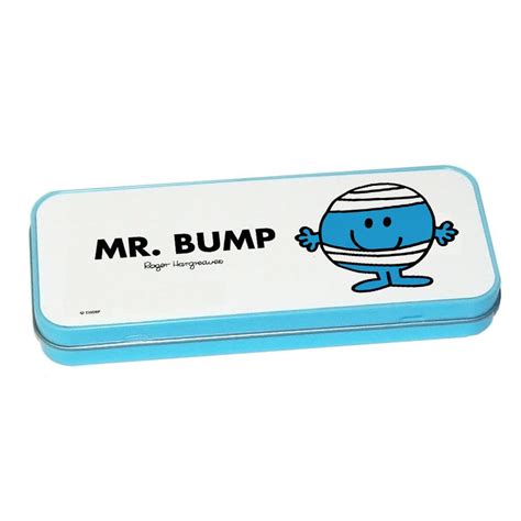 Personalised Mr Bump Pencil Case Tin