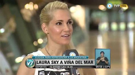Visión 7 Laura Sky Fue Seleccionada Para Cantar En Viña Del Mar Youtube