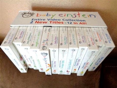 Baby Einstein Entire Video Collection 12 Vhs Tape Set For Infants