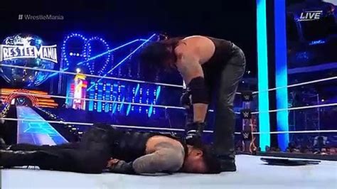 The Undertaker Vs Roman Reigns Wrestlemania 33 Vídeo Dailymotion
