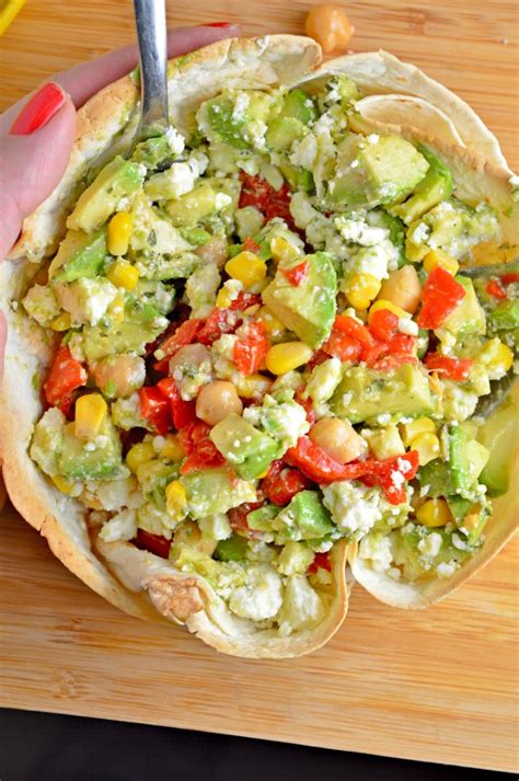 Tortilla Bowl Salad — Tasty Food For Busy Mums