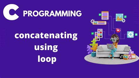 Concatenating Two Strings Using Loop Without Using Strcat In C Youtube