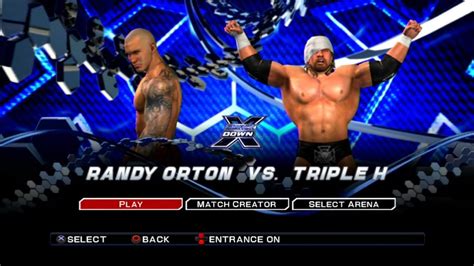 Wwe Smackdown Vs Raw 2011 Randy Orton Vs Triple H Youtube