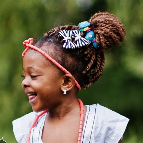 20 Cute And Easy Natural Hairstyles For Your Little Girls Hairstylecamp