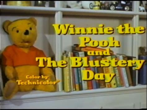 Winnie The Pooh And The Blustery Day Winnie The Pooh Pooh Tigger