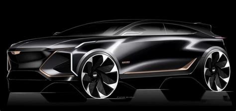 Gm Design Team Releases Futuristic Cadillac Crossover Sketch