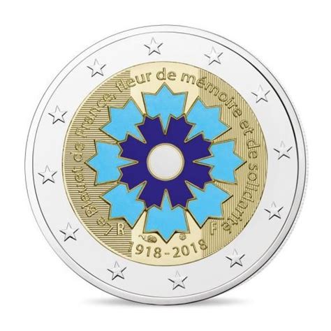 2 Euro Commémorative France 2018 Be Bleuet Elysées Numismatique