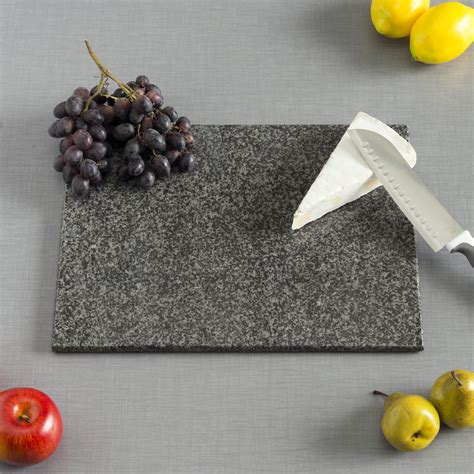 Home Basics 12 X 16 Granite Cutting Board Black