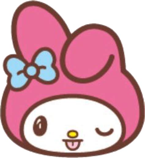 Sticker Emoji My Melody Clipart Png Download My Melody Hello Kitty