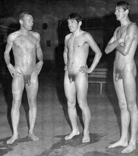 Vintage Nude Male Swimmers