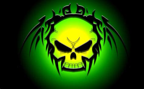 Green Skull Wallpaper 53 Images