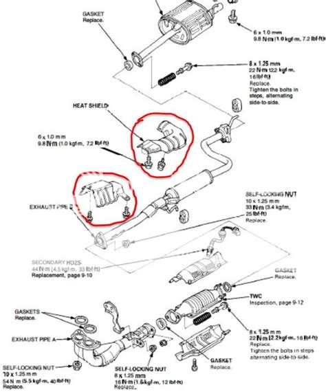 2000 Honda Accord Exhaust Diagram