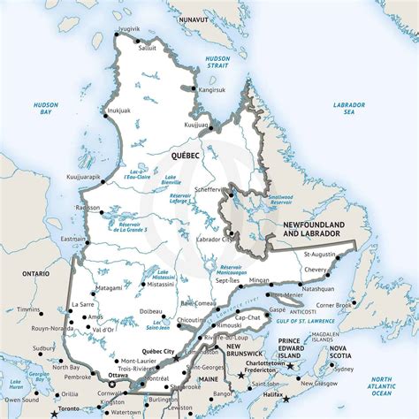 Map Quebec Share Map