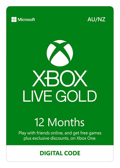 xbox live gold 12 month subscription digital code xbox one in stock buy now at