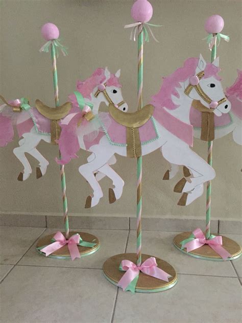Pin By Melba Passapera Events On Carousel Baby Shower Carousel
