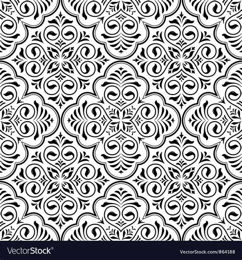 Arabesque Seamless Pattern Royalty Free Vector Image