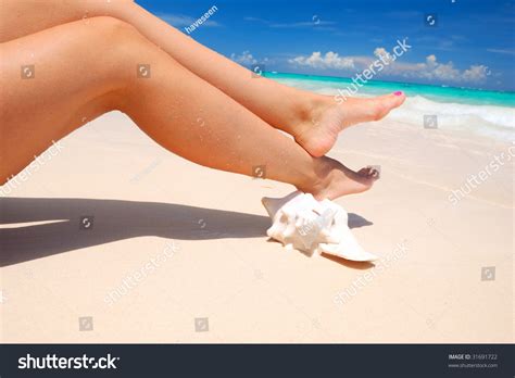 Women S Sexy Legs On The Beach Stock Photo 31691722 Shutterstock
