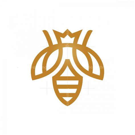 Royal Bee Logo Queen Bee Logo