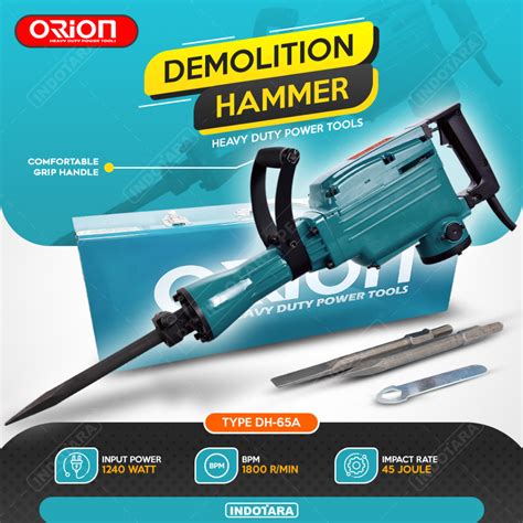 Jual Mesin Jack Hammer Bobok Beton Orion Dh 65a Demolition Hammer Dh 65a Shopee Indonesia
