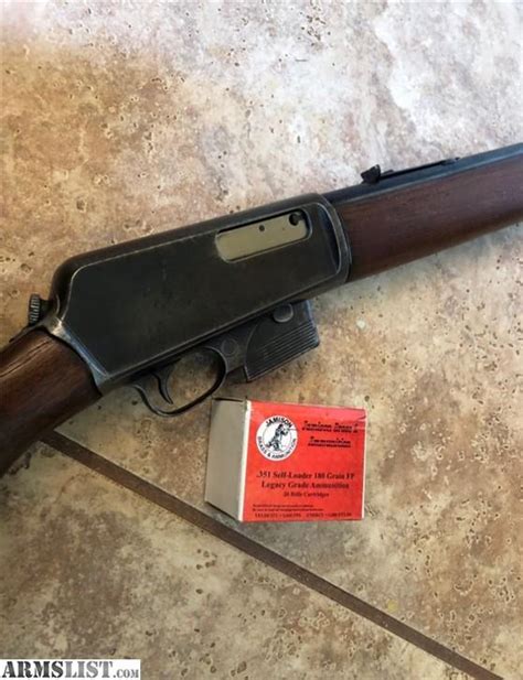 Armslist For Sale Winchester 1907 Self Loading Rifle With Ammo