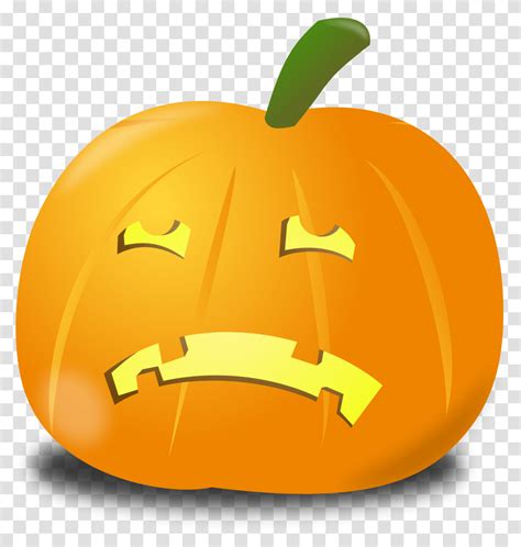 Halloween Pumpkin Clipart Svg Royalty Free Sad Jack O Lantern