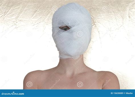 Beautiful Woman With Bandage Stock Image Image Of Adult Life