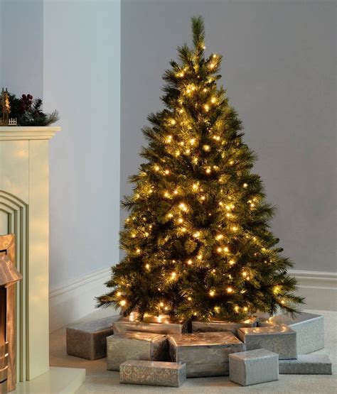 Victorian Pine Pre Lit Multi Function Christmas Tree With Warm White