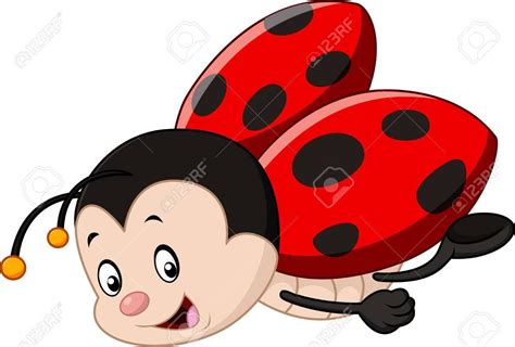 Cute ladybug cartoon Stock Vector - 60069369 | Ladybug cartoon, Ladybug art, Ladybug