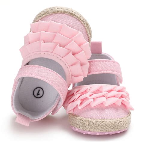 Newborn Infant Baby Girl Princess Non Slip Baby Shoes Sandals Fabric