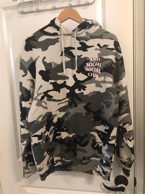 Anti Social Social Club Assc Camo Hoodie Grailed