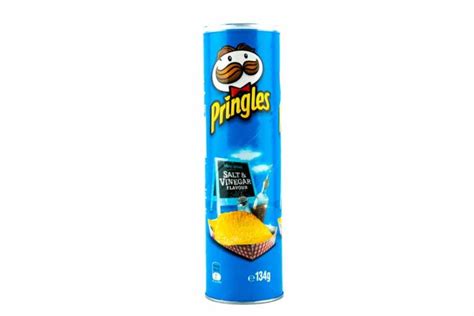 Pringles Salt And Venigar Flavour Stacked Potato Chips 134g Liquormine