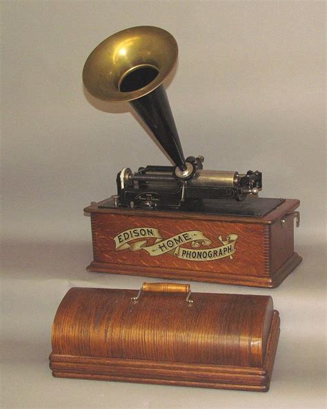 Edison Home Phonograph Cylinder Record Player